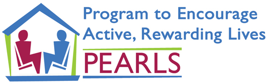 logo for PEARLS - Program to Encourage Active, Rewarding Lives