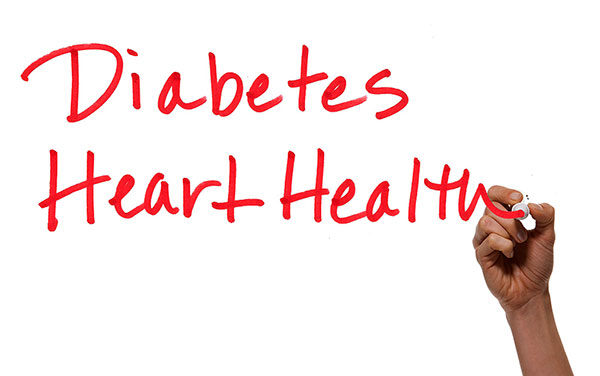hand writing 'Diabetes Health Health'