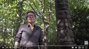 Click on the image above to open a video about a Native artist who received Native Works helps Native artists experiencing homelessness.
