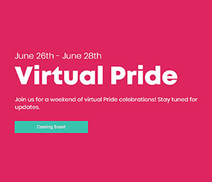 Virtual Pride banner