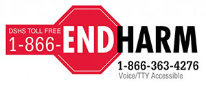 End Harm banner