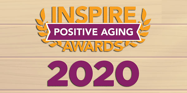Inspire Positive Aging Awards 2020 banner
