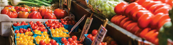 famers market vegetable stand