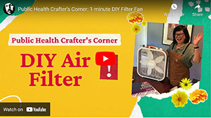 DIY Air Filter YouTube screen capture