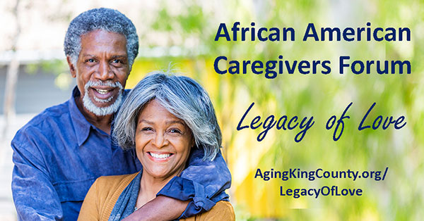 2021 African American Caregivers Forum flyer