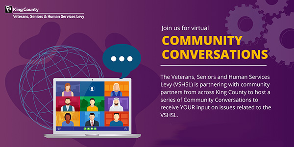 VSHSL community conversations banner