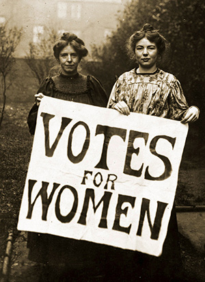 Annie Kenney and Christabel Pankhurst were two of many women who fought for the right to vote in the early 1900s.