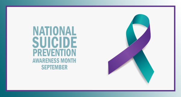 Teal and purple ribbon awareness Domestic Violence, Sexual Assault, Suicide, Surviving Family Members of Suicide. Isolated on white background. Vector illustration.