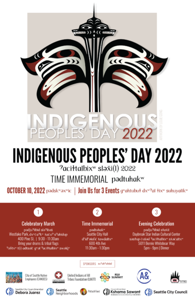 Indigenous Peoples Day 2022 Flyer