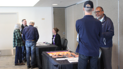 People in the museum of flight celebrating Veteran Caregiver Appreciation event on September 16, 2022.