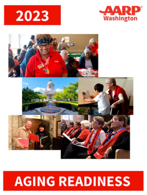 A screenshot of AARP Washington's 2023 Aging Readiness guide.