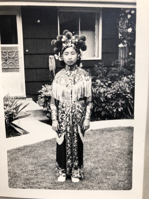 Betty, Woman Warrior in Chinese Girls Drill Team, 1959