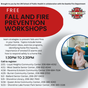 Text about information on fire prevention workshops.