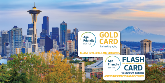 Age Friendly Gold Flash Cards