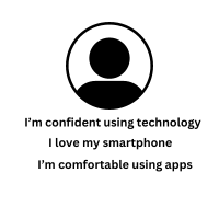 tech persona - confident using technology