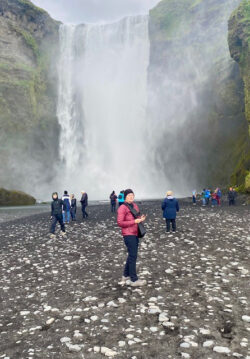 Iceland waterfall