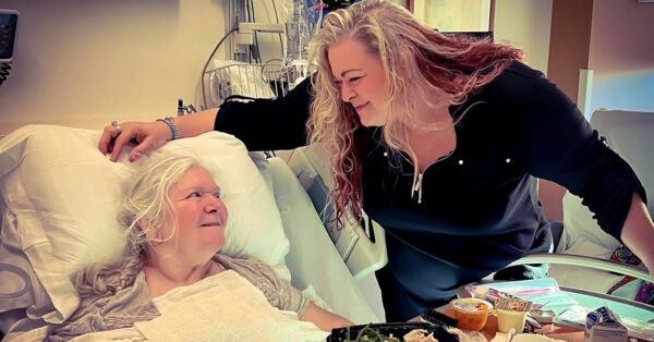 Christina Keys with her late mother
