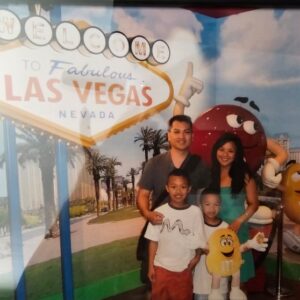 Niko Manjares' family vacation to Las Vegas