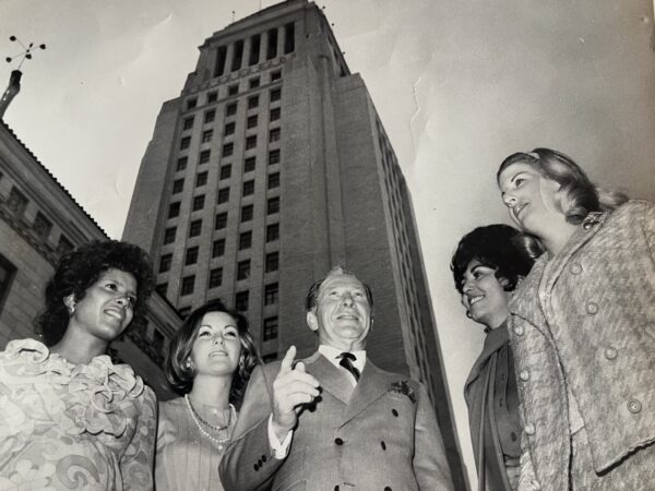 Ms. Charlotte with Mayor Sam Yorty, 1961-1973